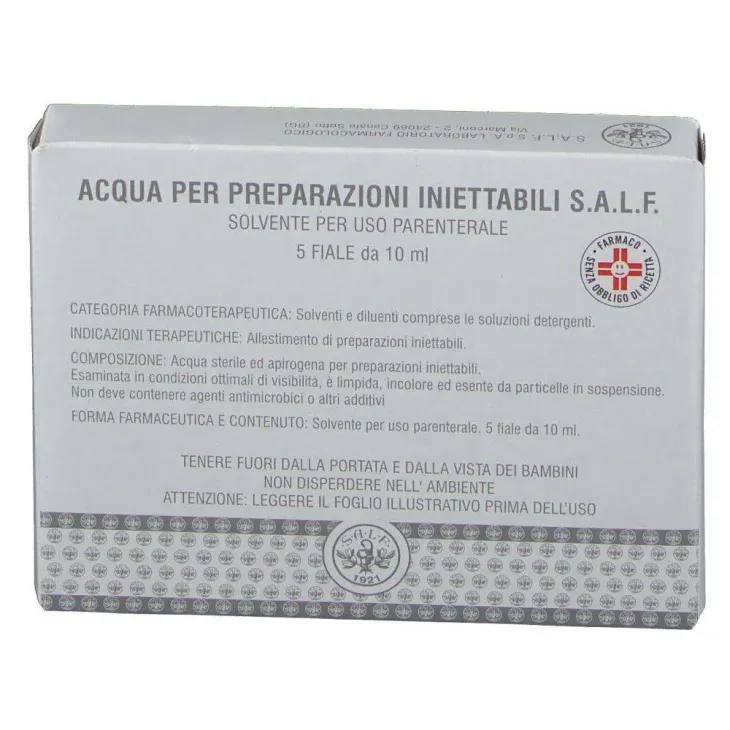 Agua para preparaciones inyectables Diaco solución para infusión