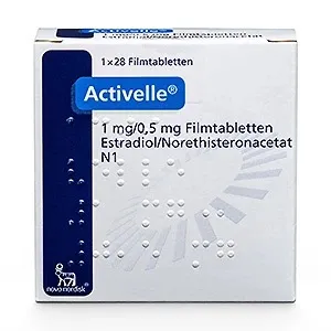 Activelle tablets, film-coated