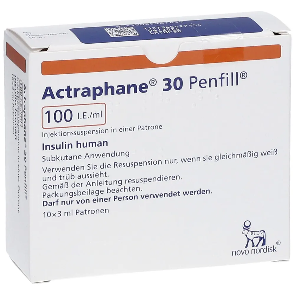Actraphane suspensión para inyección