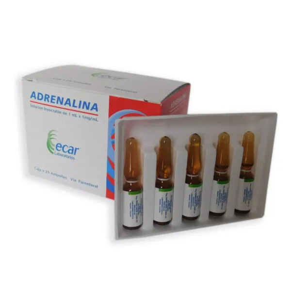 Adrenalina Monico solución para inyección