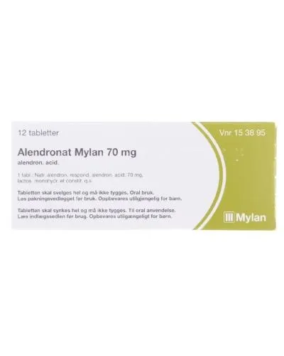 Alendronato y colecalciferol Mylan Pharma comprimidos