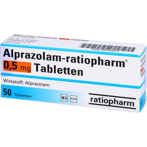 Alprazolam Ratiopharm comprimidos