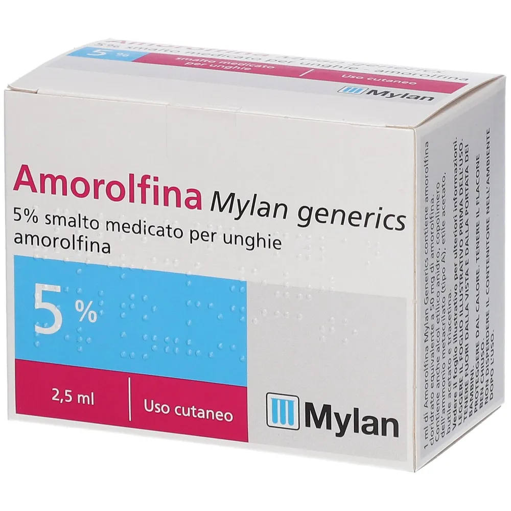 Amorolfina Mylan Generics solución, tópica para uñas