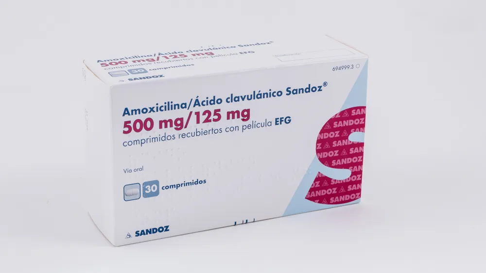 Amoxicilina y ácido clavulánico Sandoz comprimidos, recubiertos con película