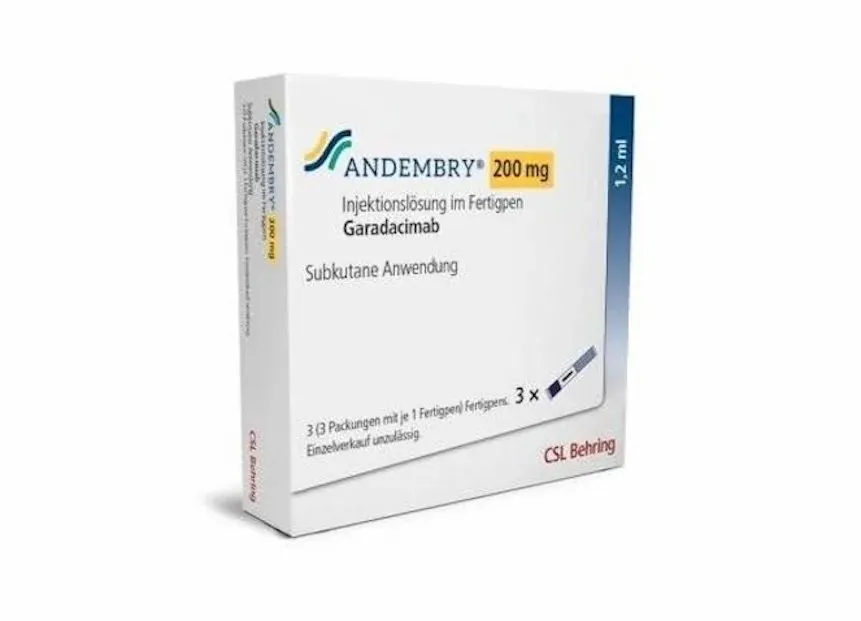 Andembry solución para infusión en jeringa precargada