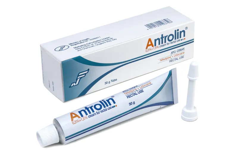 Antrolin cream, rectal