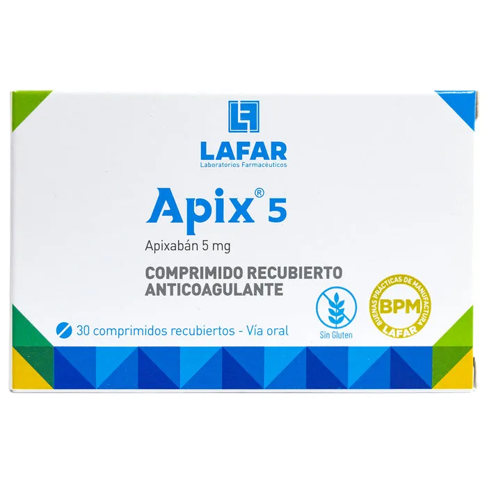 Apixabán Bruno Farmaceutici comprimidos, recubiertos con película