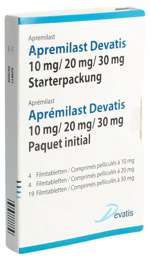 Apremilast EG comprimidos, recubiertos con película