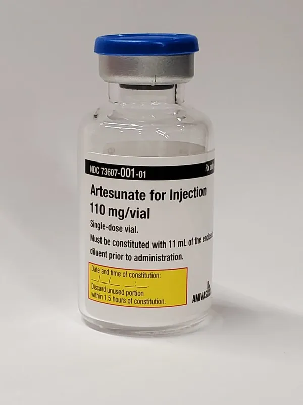 Artesunato Amivas polvo y disolvente para solución inyectable