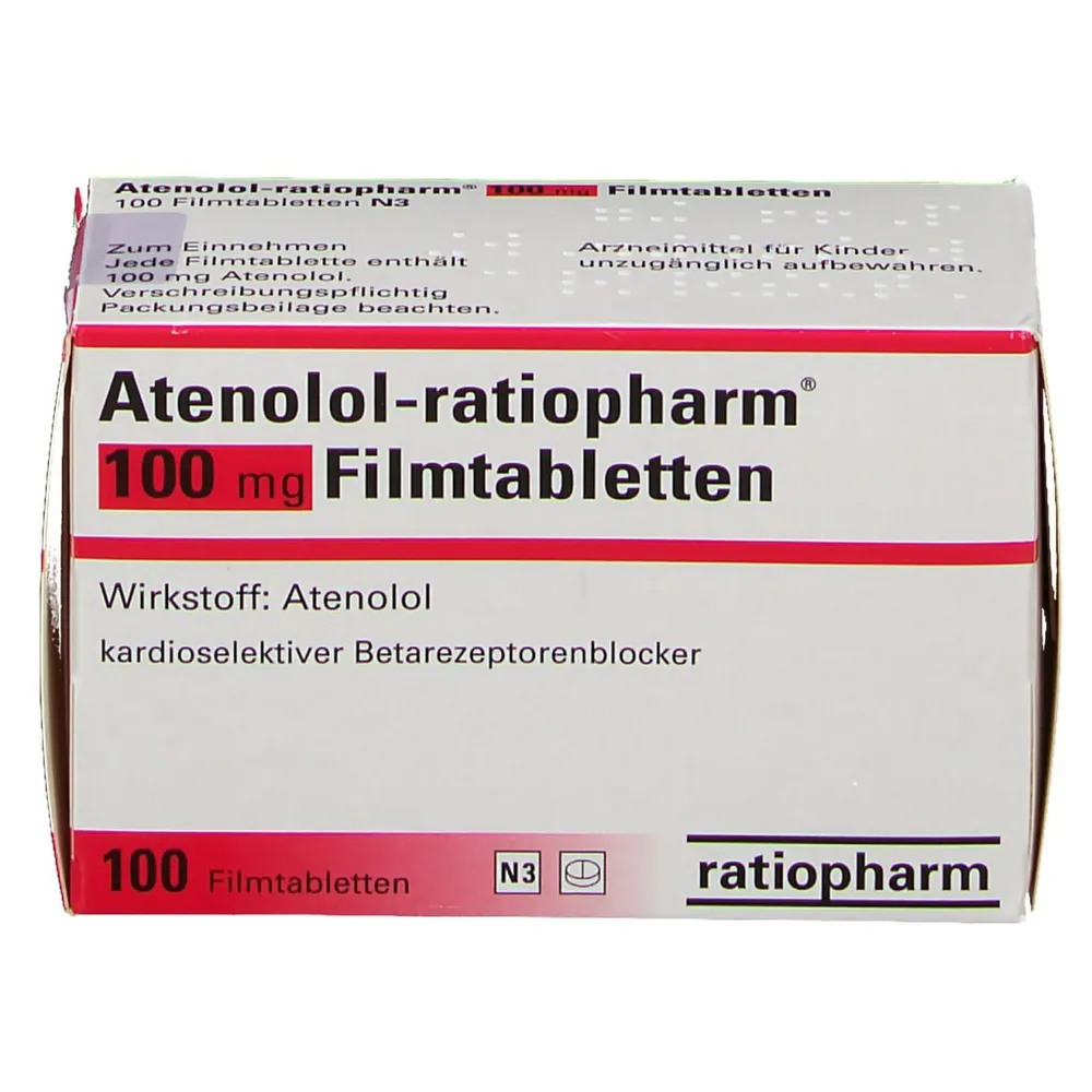Atenolol Ratiopharm tablets, film-coated