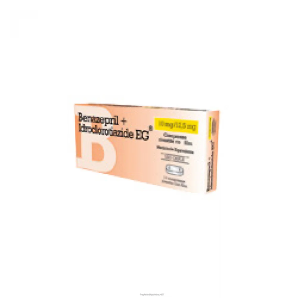 Benazepril and hydrochlorothiazide EG tablets, film-coated