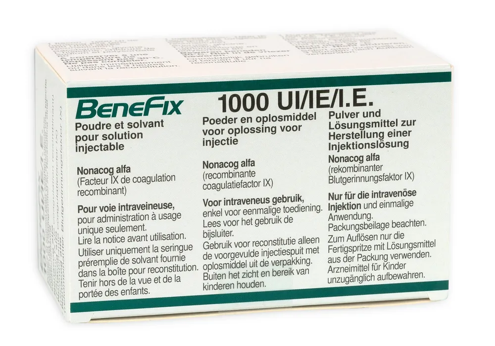 Benefix polvo y disolvente para solución para perfusión intravenosa
