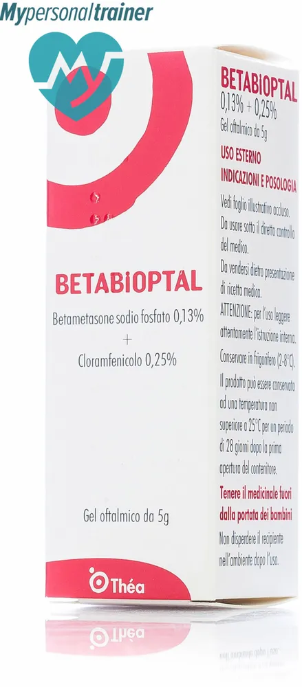 Betabioptal ointment, ophthalmic