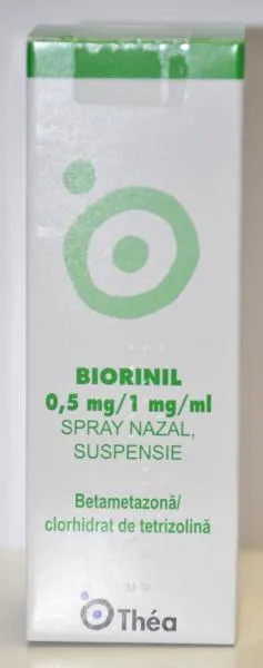 Biorinil spray, nasal suspension