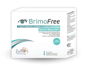 Brimofree solution, ophthalmic in single-dose container
