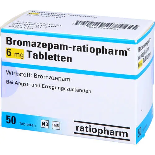 Bromazepam Ratiopharm comprimidos