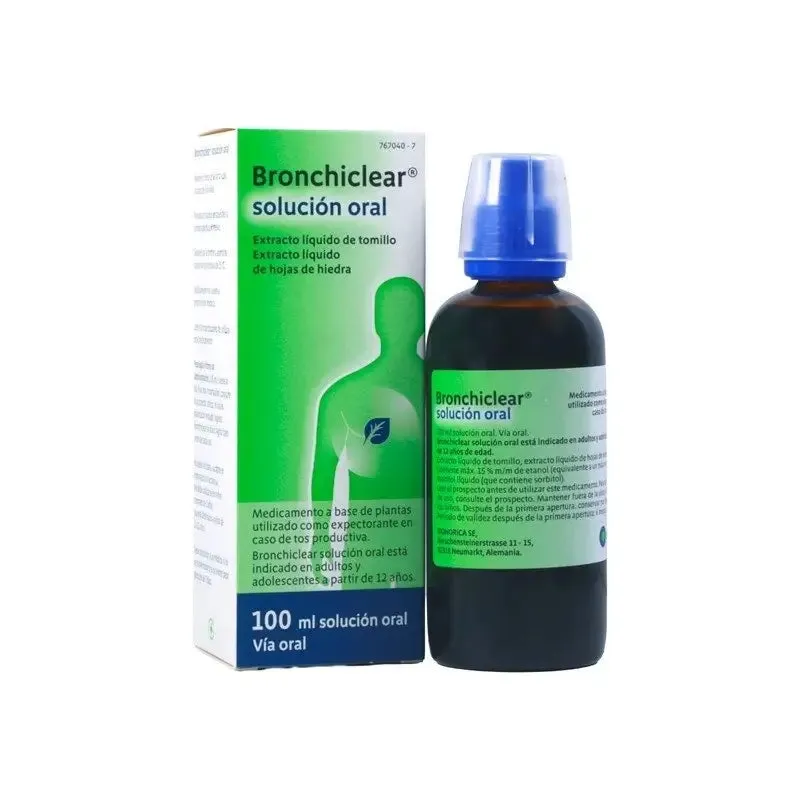 Bronchiclear para la tos mucolítico solución, oral
