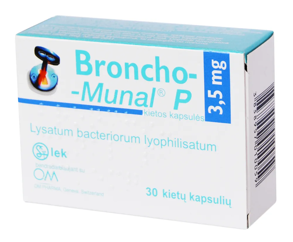 Broncho Munal capsules, hard gelatin