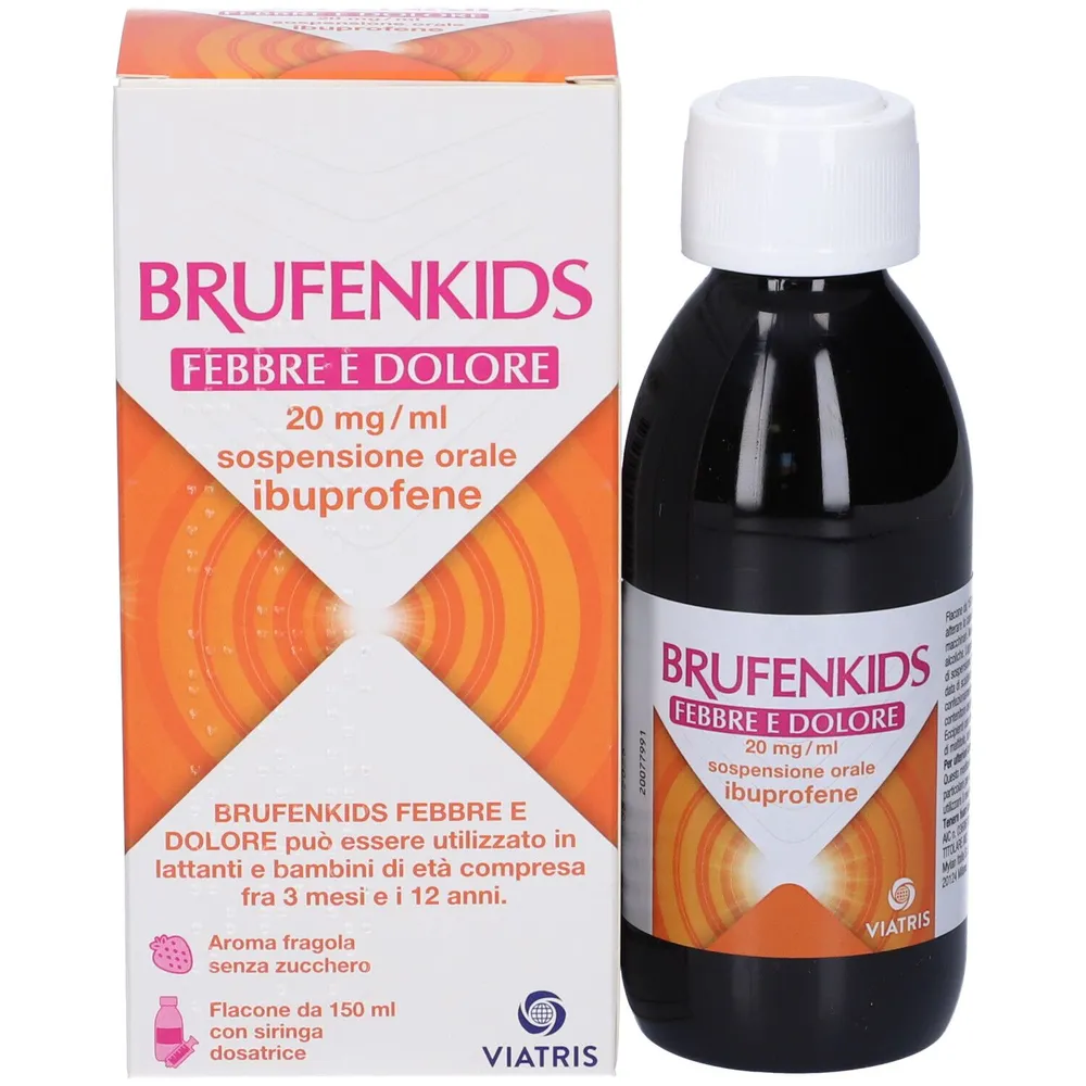 Brufenkids for fever and pain suspension, oral