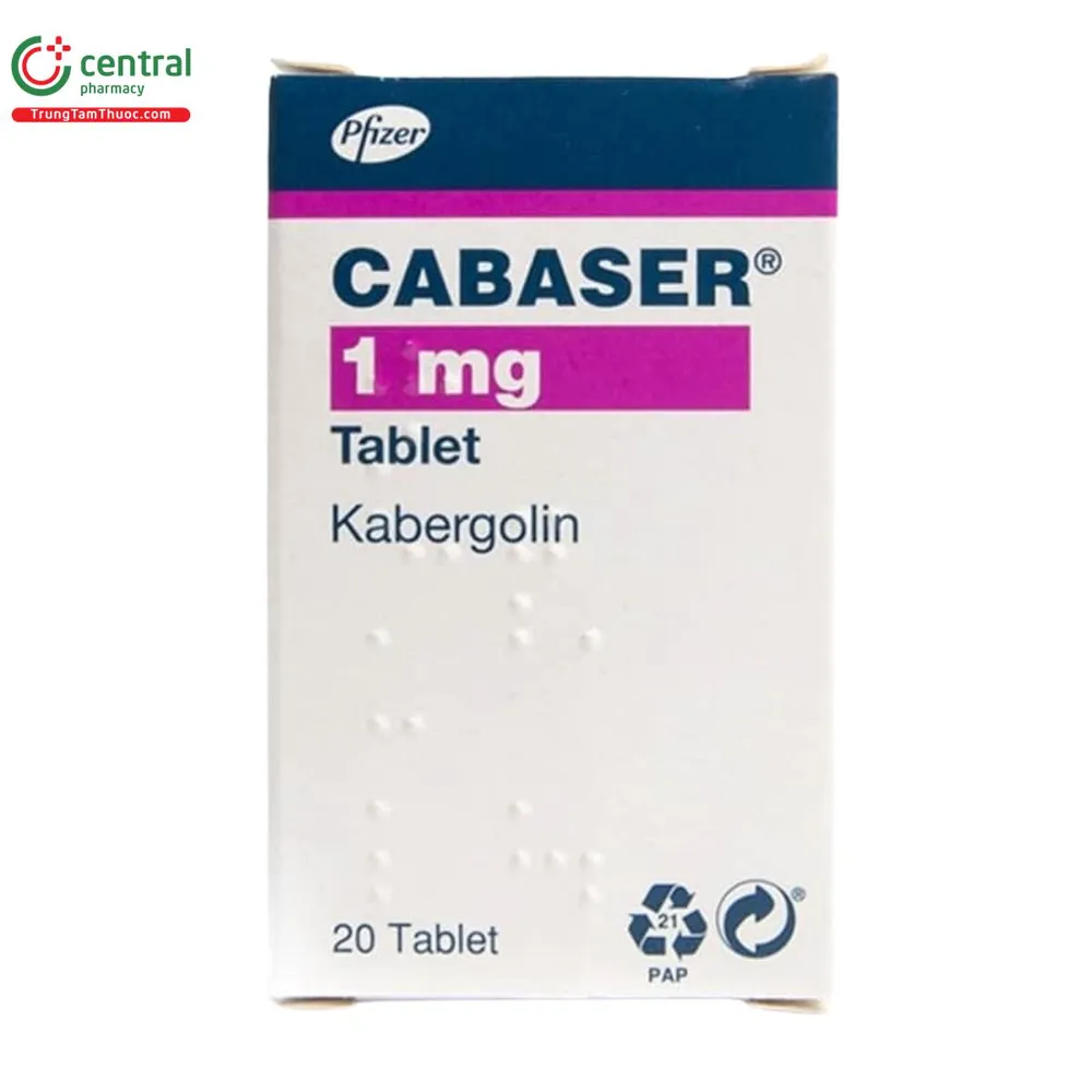 Cabaser comprimidos
