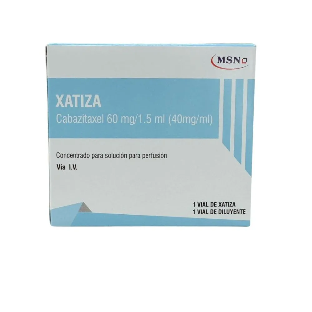 Cabazitaxel Tillomed solución para infusión, concentrado y disolvente para preparación de solución para infusión