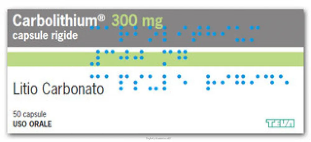 Carbolithium capsules, hard gelatin