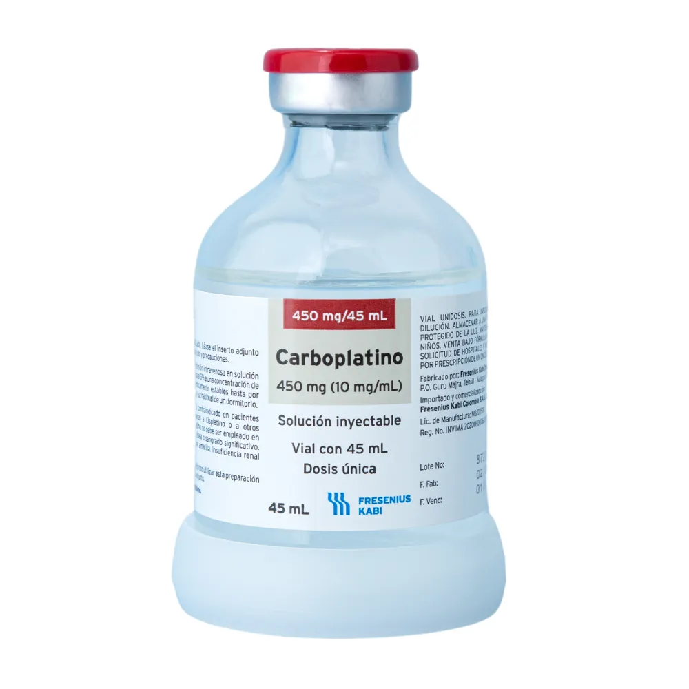Carboplatino Medac solución para infusión, concentrado