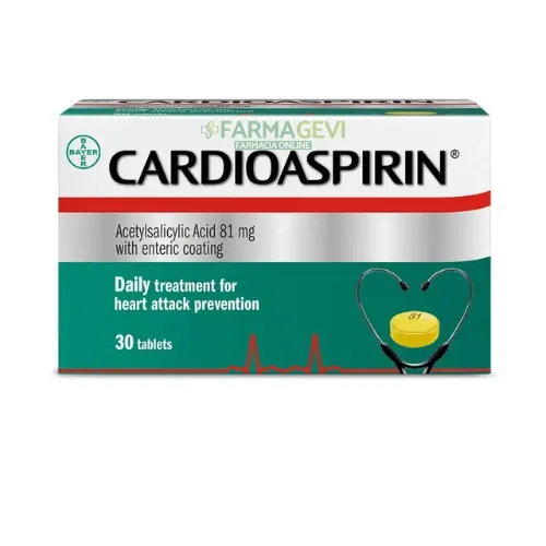 Cardioaspirin tablets, enteric-coated
