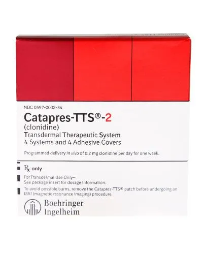 Catapresan TTS parches transdérmicos