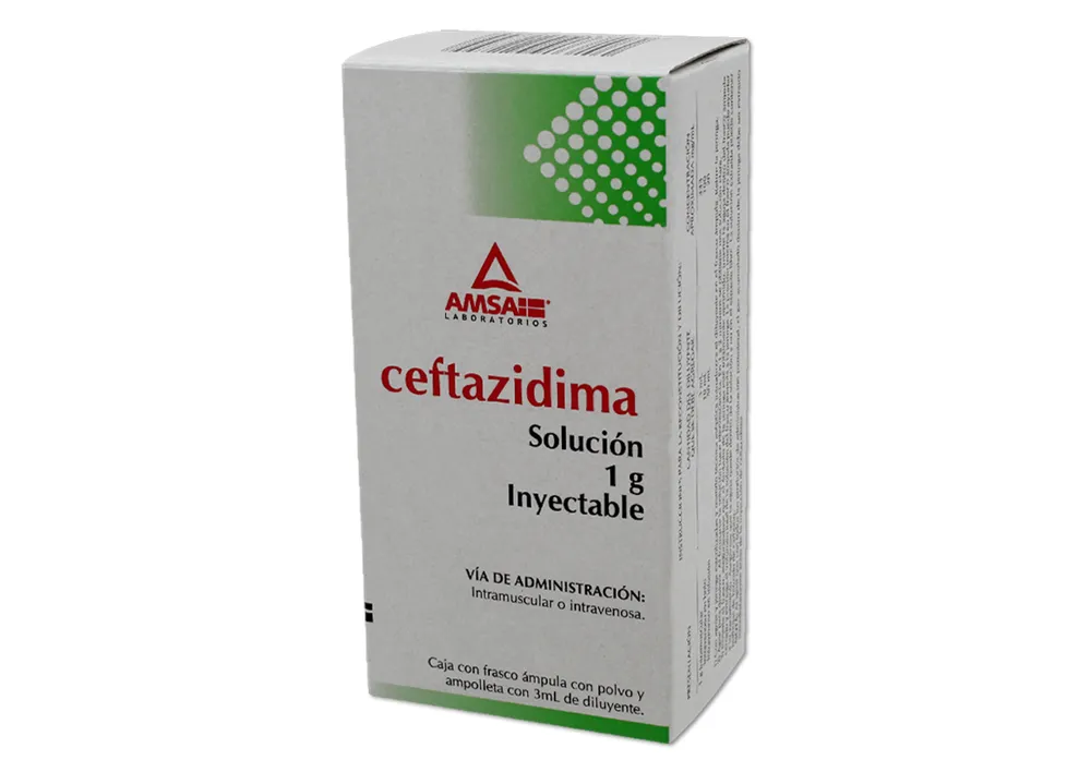 Ceftazidima Almus solución para inyección
