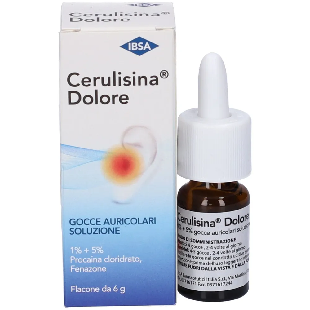 Cerulisina for pain drops, otic solution