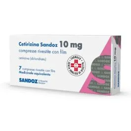 Cetirizine Sandoz tablets, film-coated