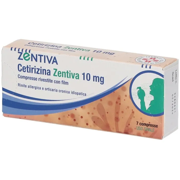 Cetirizine Zentiva tablets, film-coated