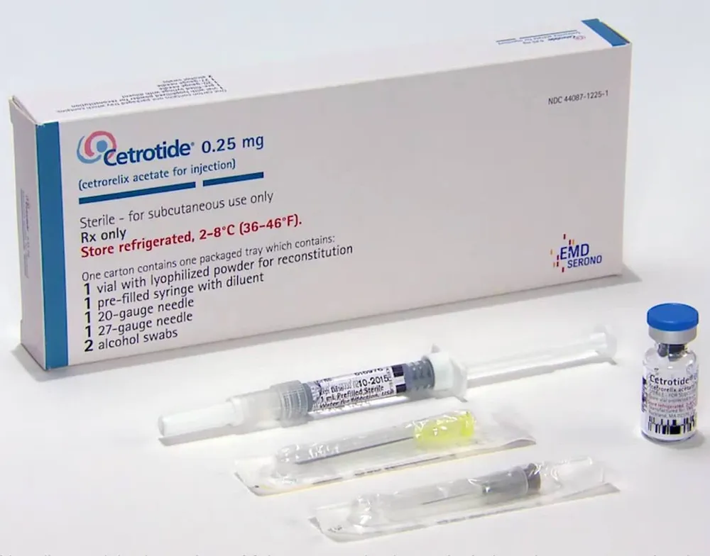 Cetrotide solution for injection, powder and solvent