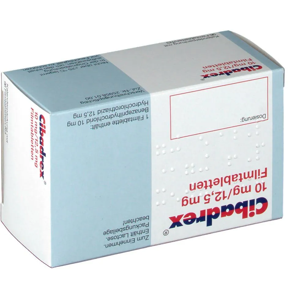 Cibadrex tablets, film-coated