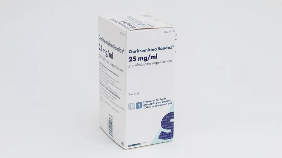 Clarithromycin Sandoz GmbH granules for oral suspension