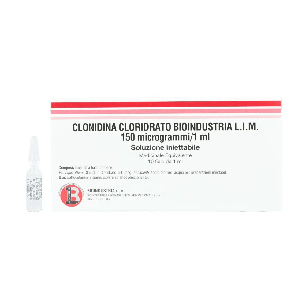 Clonidina clorhidrato Bioindustria L.I.M. solución para inyección