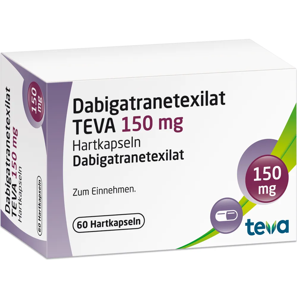 Dabigatrán etexilato Teva cápsulas, cápsulas duras