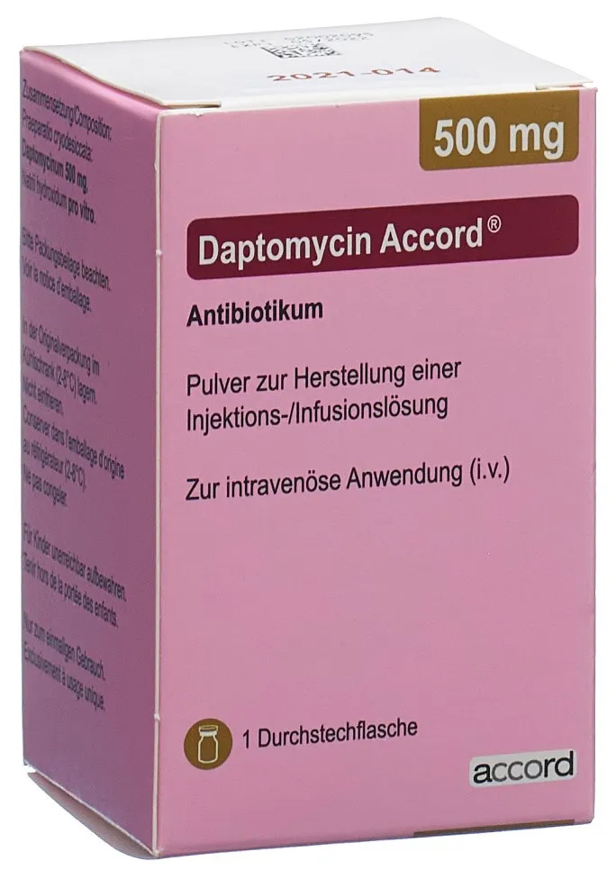 Даптомицин Аккорд порошок для раствора для инъекций/инфузий