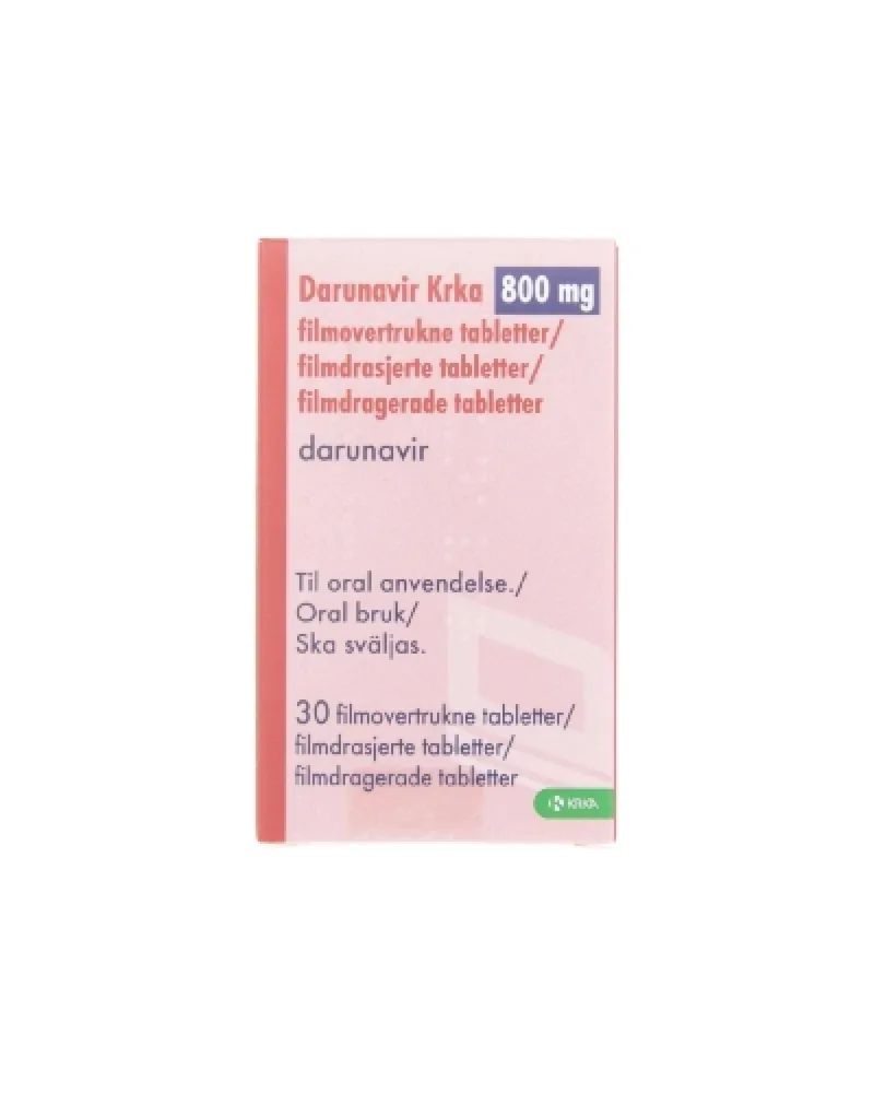 Darunavir Krka d.d. comprimidos, recubiertos con película
