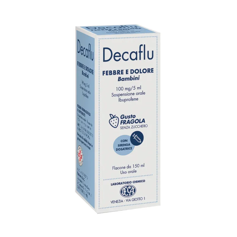 Decaflu fiebre y dolor suspensión, oral