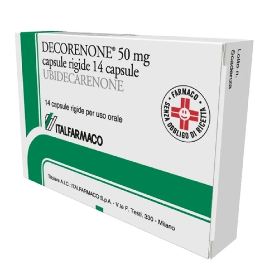 Decorenone capsules, hard gelatin