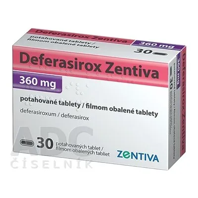 Deferasirox Zentiva comprimidos, recubiertos con película