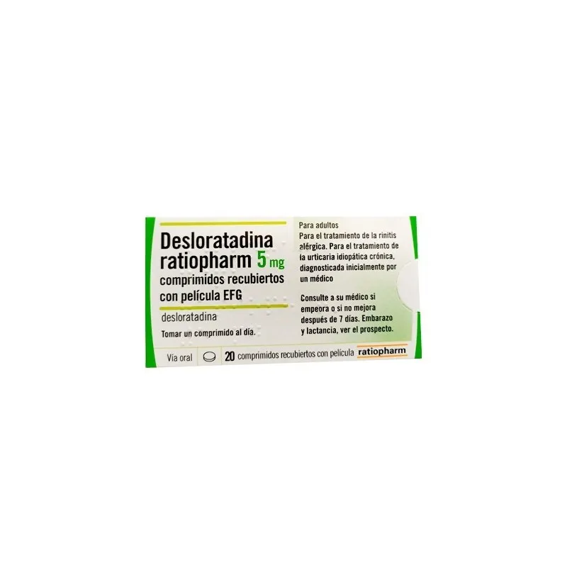 Desloratadine Ratiopharm tablets, film-coated