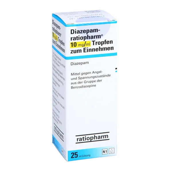 Diazepam Ratiopharm Italia gotas, orales