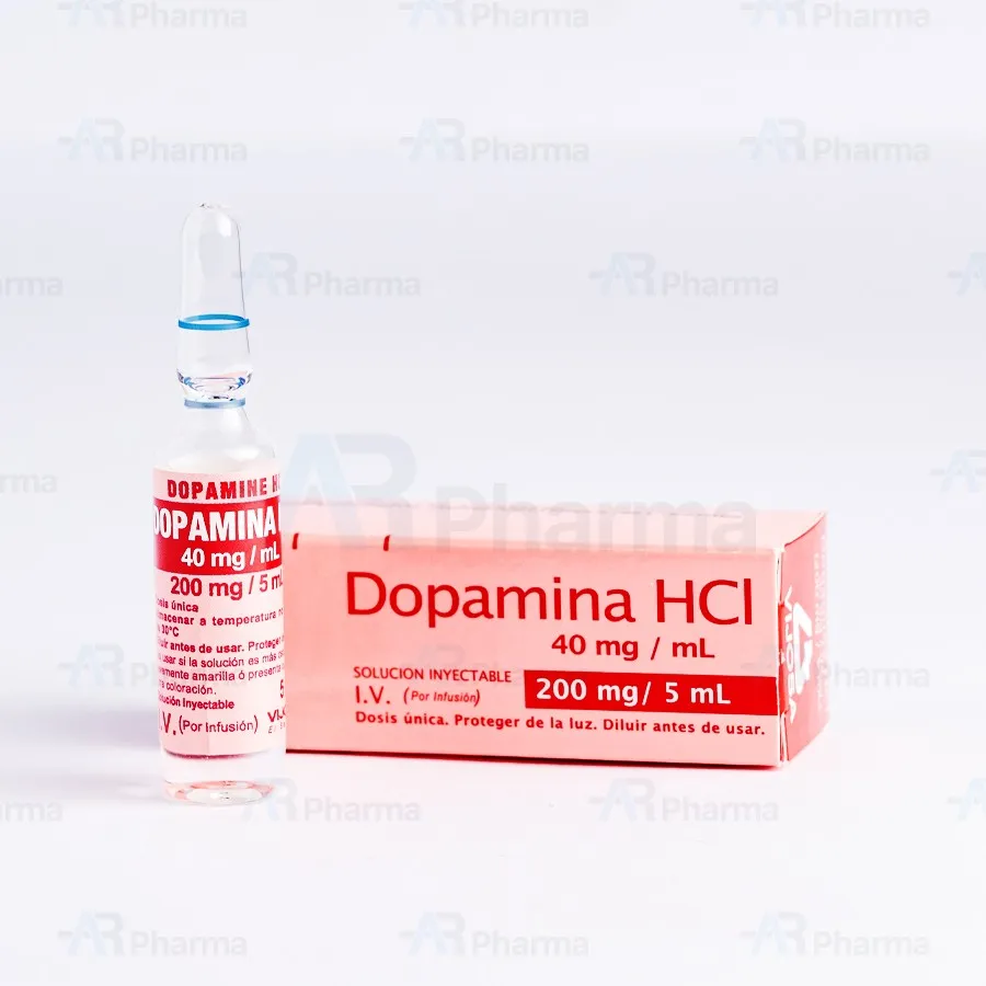 Dopamina clorhidrato Hikma solución para infusión, concentrado