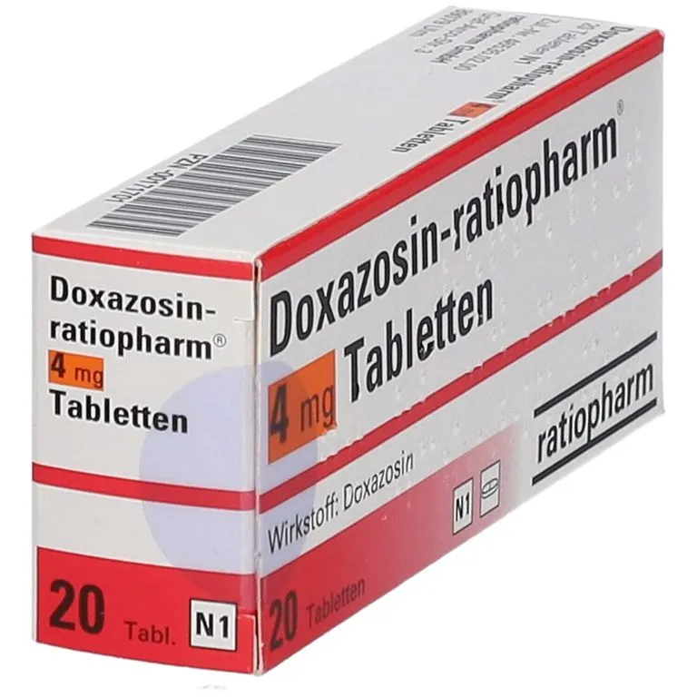 Doxazosina Ratiopharm comprimidos