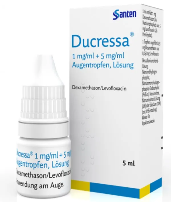 Ducressa solution, eye