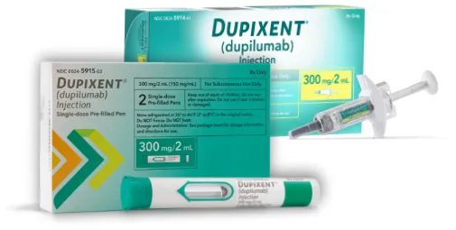 Dupixent solution for injection in pre-filled syringe