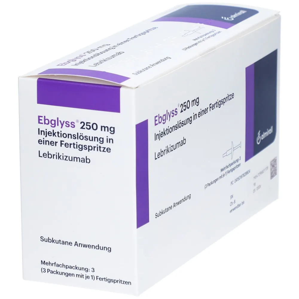 Ebglyss solution for injection in pre-filled syringe